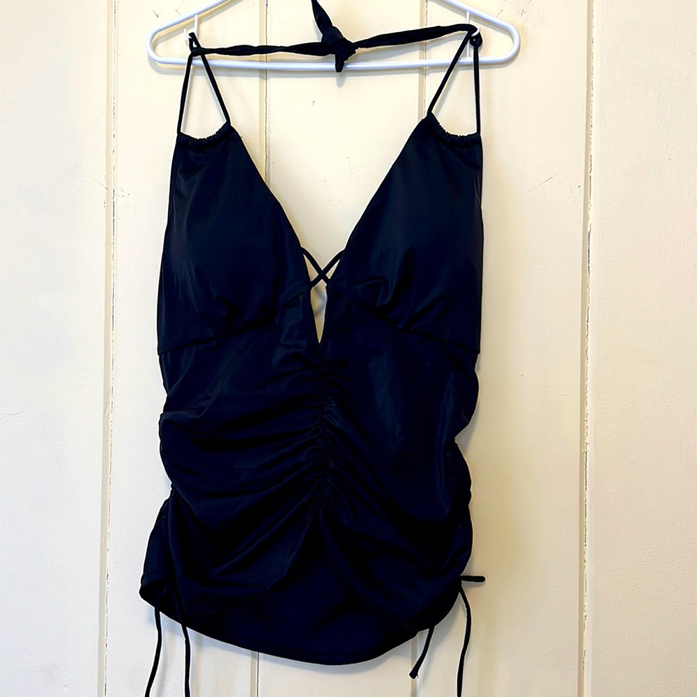 Sexy Black Tankini Top